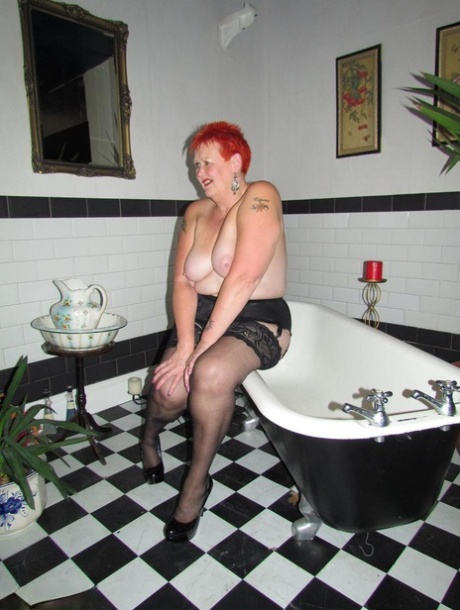 plump busty british redhead adult images