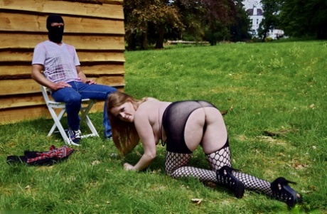 bbw wife gives hot blowjob and swallows sexy naked image
