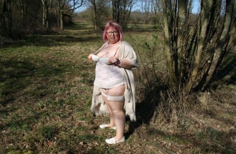 curly chubby slut sucks dick before she erotic photo