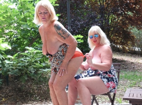 chubby granny gets drilled on the couch sexy nude photo